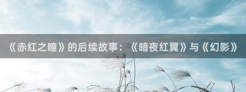 虫虫漫画韩漫版：《赤红之瞳》的后续故事：《暗夜红翼》与《幻影》